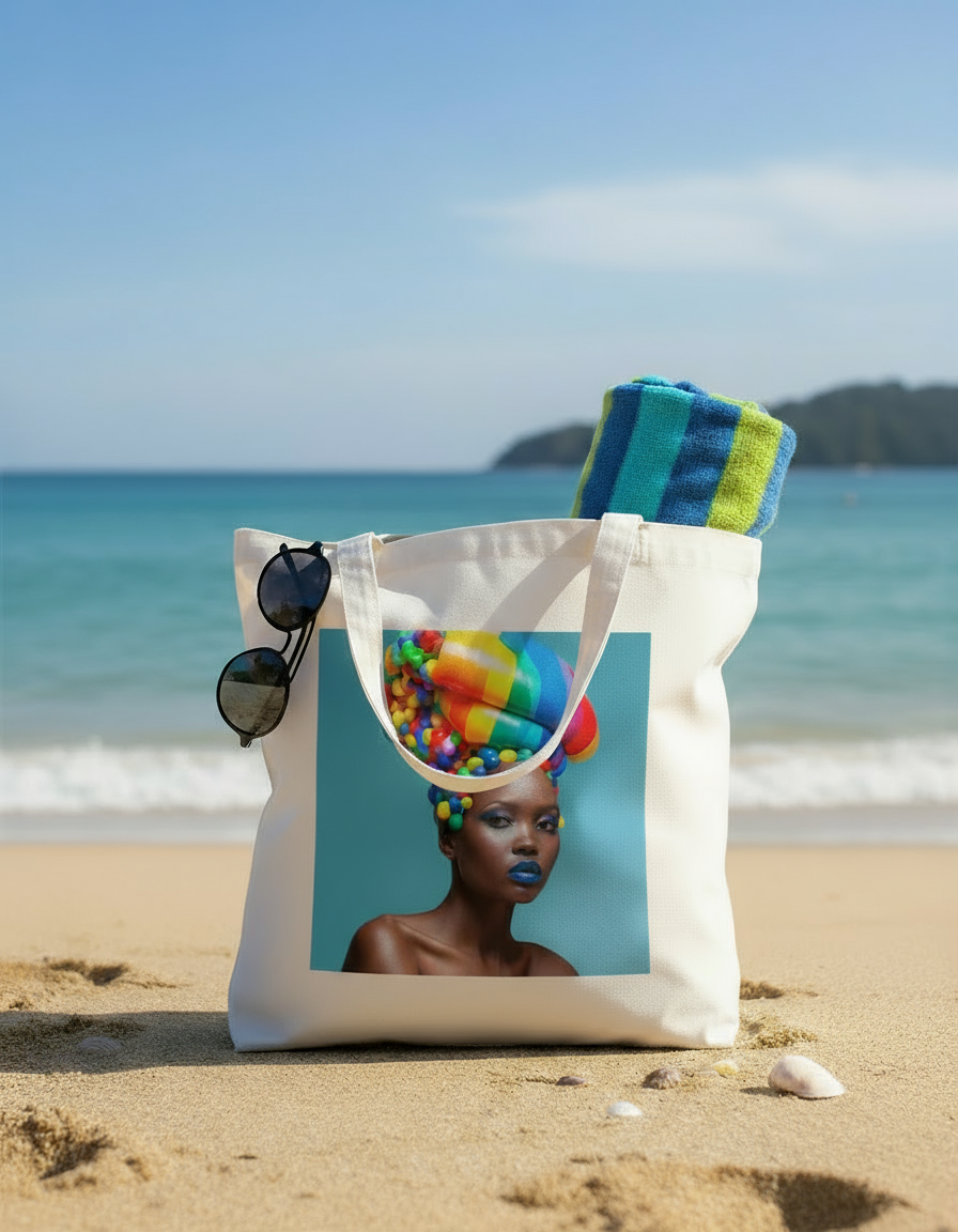Sugar Majesty Cotton Tote Shopper Bag