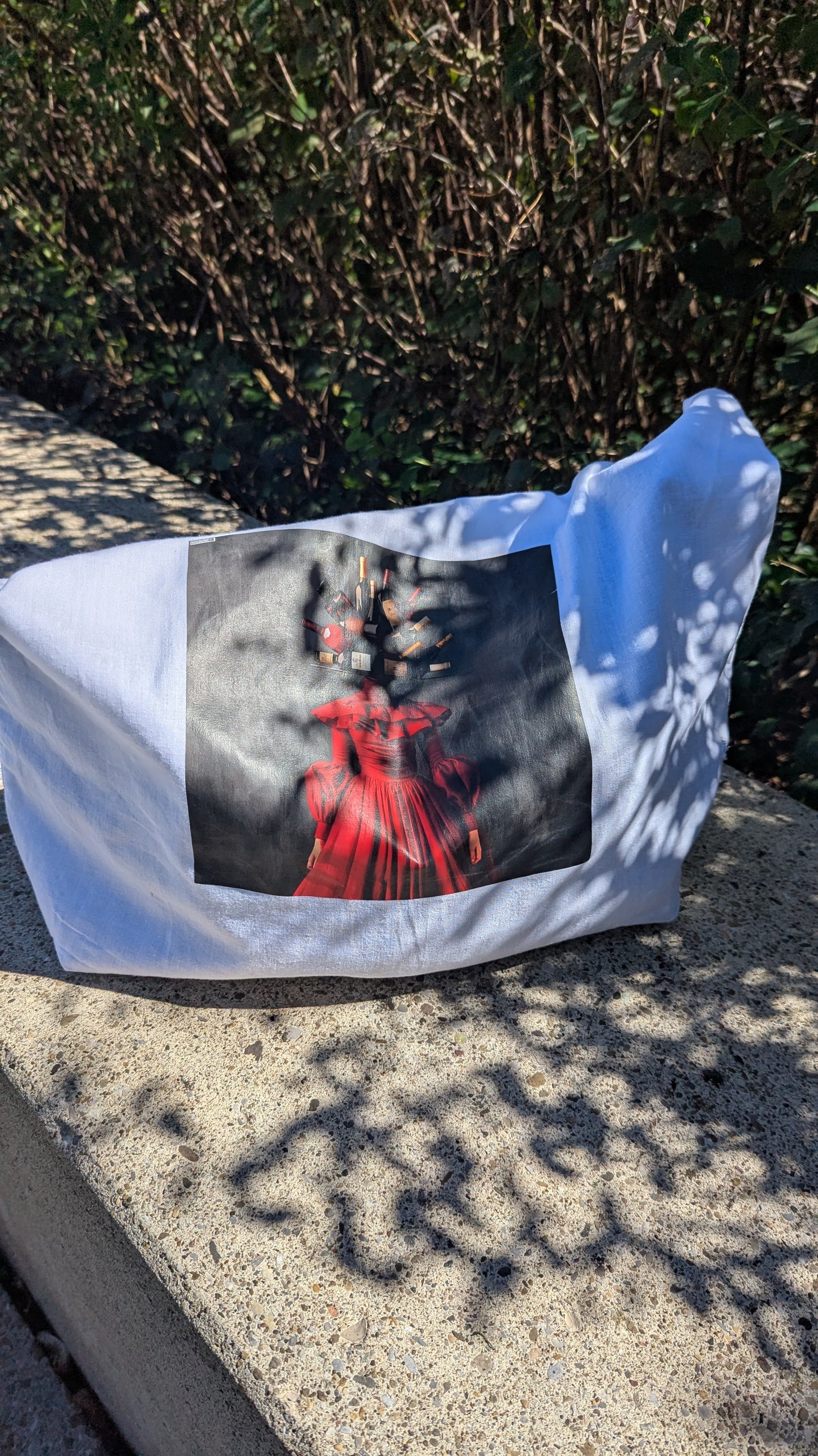 Wine Couture Cotton Tote Shopper Bag