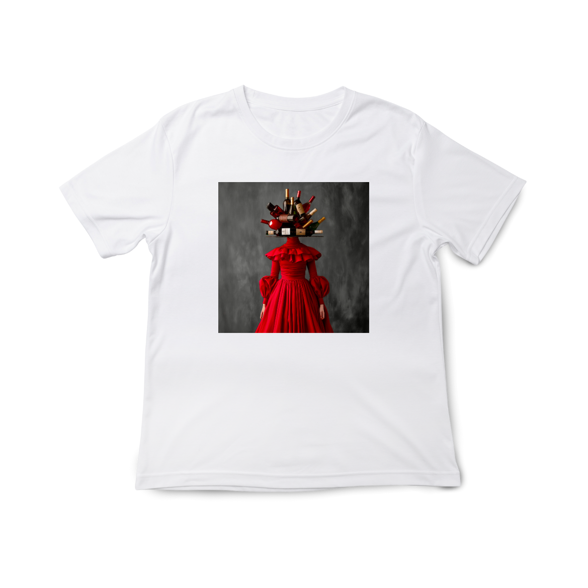 "Wine Couture" T-Shirt, white