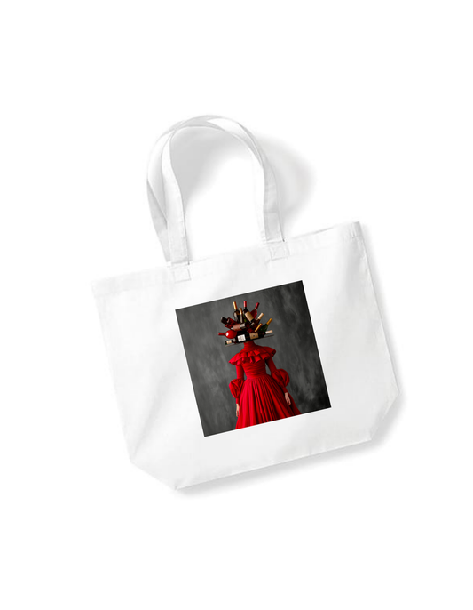 Wine Couture Cotton Tote Shopper Bag